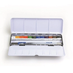 Boîte Aquarelle Fine Start 12 1/2 godets + 1 pinceau + 12 vides- Wingo