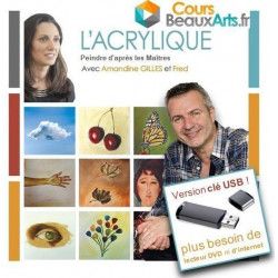 Peindre d'après les Maîtres à l'acrylique sur Clé USB