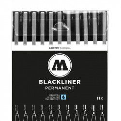 Feutre Blackliner set x 11 - Molotow