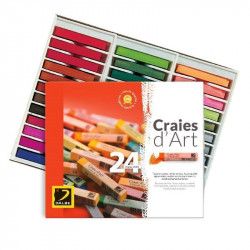Coffret de 24 craies d'art - Dalbe
