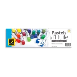 Coffret de 24 Pastels à l'huile - Dalbe