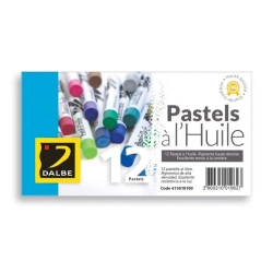 Coffret de 12 Pastels à l'huile - Dalbe