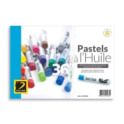 Coffret de 36 Pastels à l'huile - Dalbe