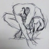 Séance de modèle vivant en dessin sur Clé USB