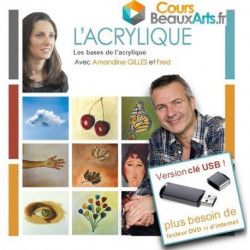 Les Bases de l'acrylique sur Clé USB