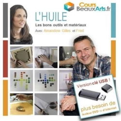 Les Bons outils et matériaux à l'huile sur Clé USB