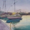 Scène urbaine à l'Aquarelle sur clef USB
