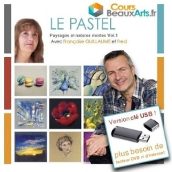 Paysages et natures mortes au pastel Vol.1 sur Clé USB