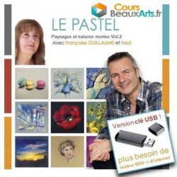 Paysages et natures mortes au pastel Vol.2 sur Clé USB