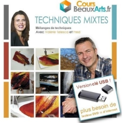 Mélanges de techniques en Techniques mixtes sur Clé USB
