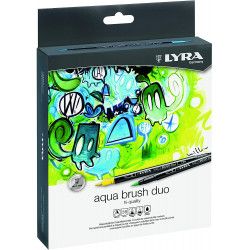 Feutres aqua brush duo de Lyra - boite de 24