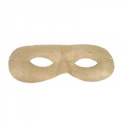 Déco masque Zorro en papier mâché - Décopatch
