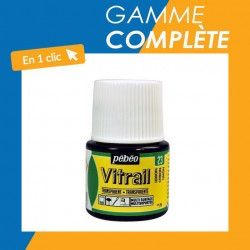 Gamme complète Peinture Vitrail Pebeo 45ml