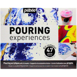 Coffret Pouring Experiences Pebeo 47 pièces