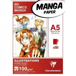 Bloc Manga Illustration 100g