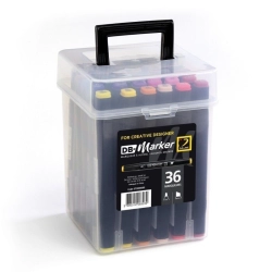 Coffret de 36 Marqueurs à alcool DB-Marker
