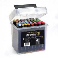 Coffret de 48 Marqueurs à alcool DB-Marker