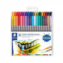 Boite de feutres Twin-tip pen 