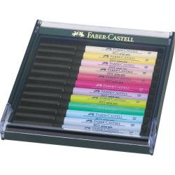Boîte Feutre pastel Pitt Artist pen x12 - Faber-Castell