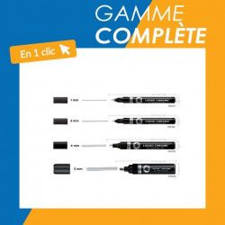 Gamme complète Marqueurs Liquid Chrome de Molotow