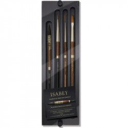 Coffret bois de 4 pinceaux aquarelle Isabey