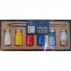 Set pour Calligraphie Latine Couleurs de fête