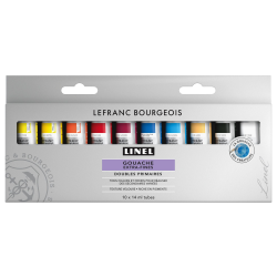Coffret de 10 Gouaches extra-fine Linel 14ml - Lefranc Bourgeois