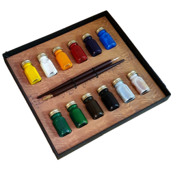 Set de 12 encres pour calligraphie latine - Corector
