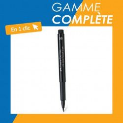 Gamme complète Feutre Pitt Faber Castell noir