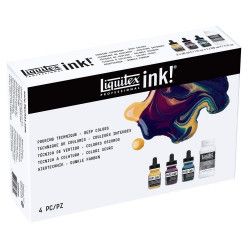 Coffret Encre Acrylic Ink Liquitex - Technique de coulure intenses