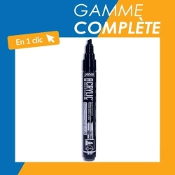 Gamme complète Acrylic marker Pointe 4mm biseautée - Pébéo