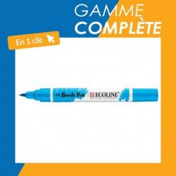 Gamme complète Feutre Ecoline Brush Pen - Royal Talens