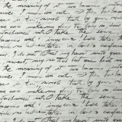Ecriture noire fond blanc