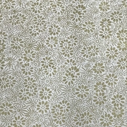 Fleurs d'été blanc / beige 50x75cm