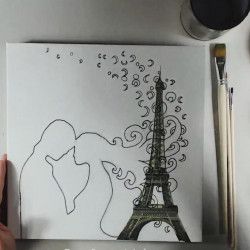 Autour du monde L'amour à Paris