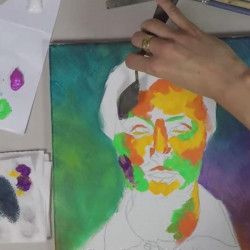 Peindre un portrait de Modigliani
