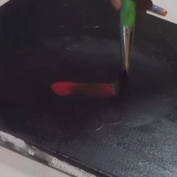 Peindre un ciel étoilé à l'Acrylique