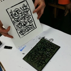 Atelier-Live de Fred : Découverte de la Linogravure