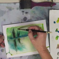 Les reflets à l'aquarelle : L'eau et son environnement