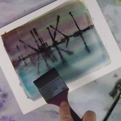 Les reflets à l'aquarelle : Le reflet des objets