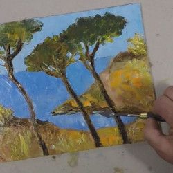 Crique de Provence à l'Huile au couteau