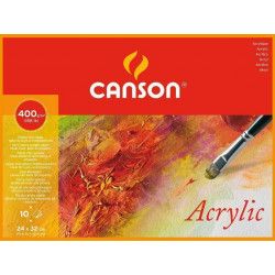 Bloc papier acrylique Canson 400g