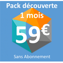 Pack Découverte 1 mois