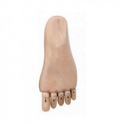 Pied articulé en bois gauche