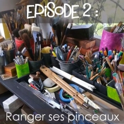 La vie d'Artiste, épisode 2 : Le stockage de mes pinceaux