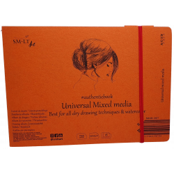 Carnet de dessin mixte media cousue - SM.LT