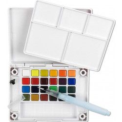 Boite 24 couleurs aquarelles Koi