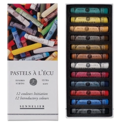 Coffret de 12 pastels à l'écu Sennelier - Initiation