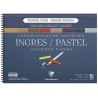 Bloc Spirale Ingres-Pastel Teintes Vives Clairefontaine, 130g