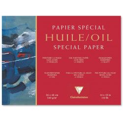 Bloc Papier pour Huile Encollé 4 côtés 240g